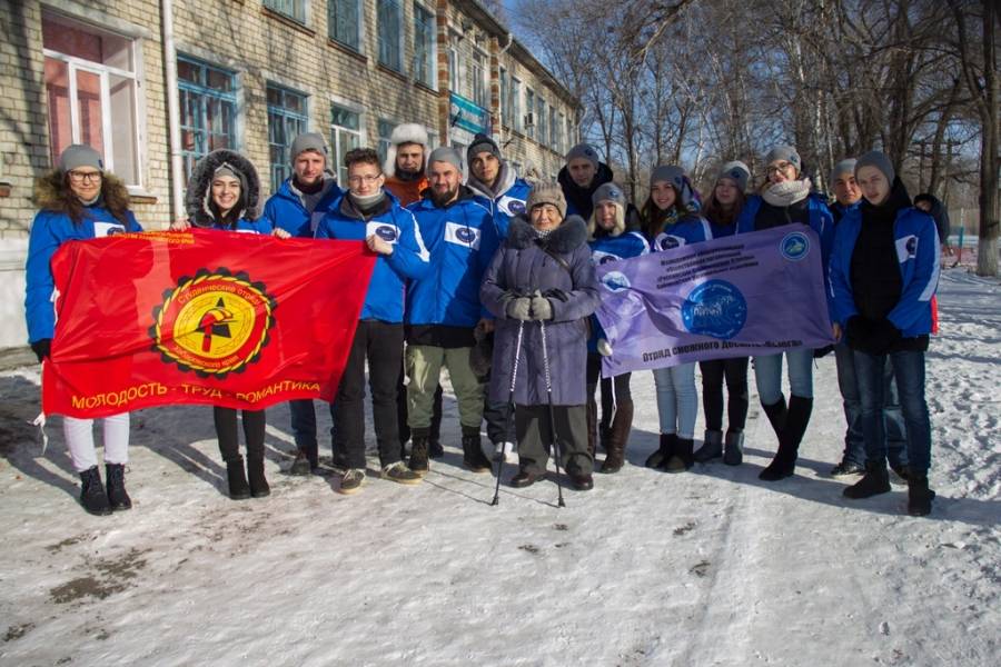 В Хабаровском крае завершилась всероссийская добровольческая акция &quot;Снежный десант&quot;.